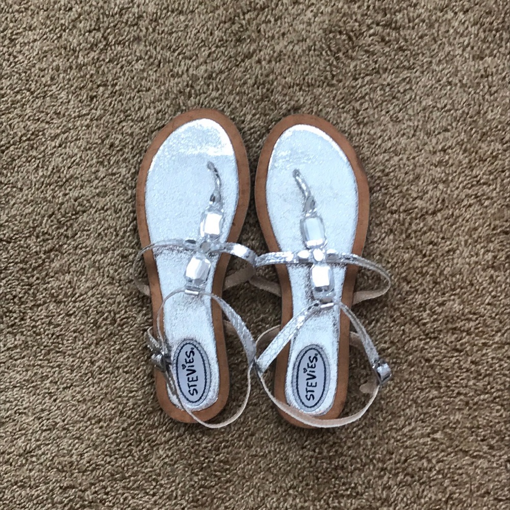 Children’s silver sandals